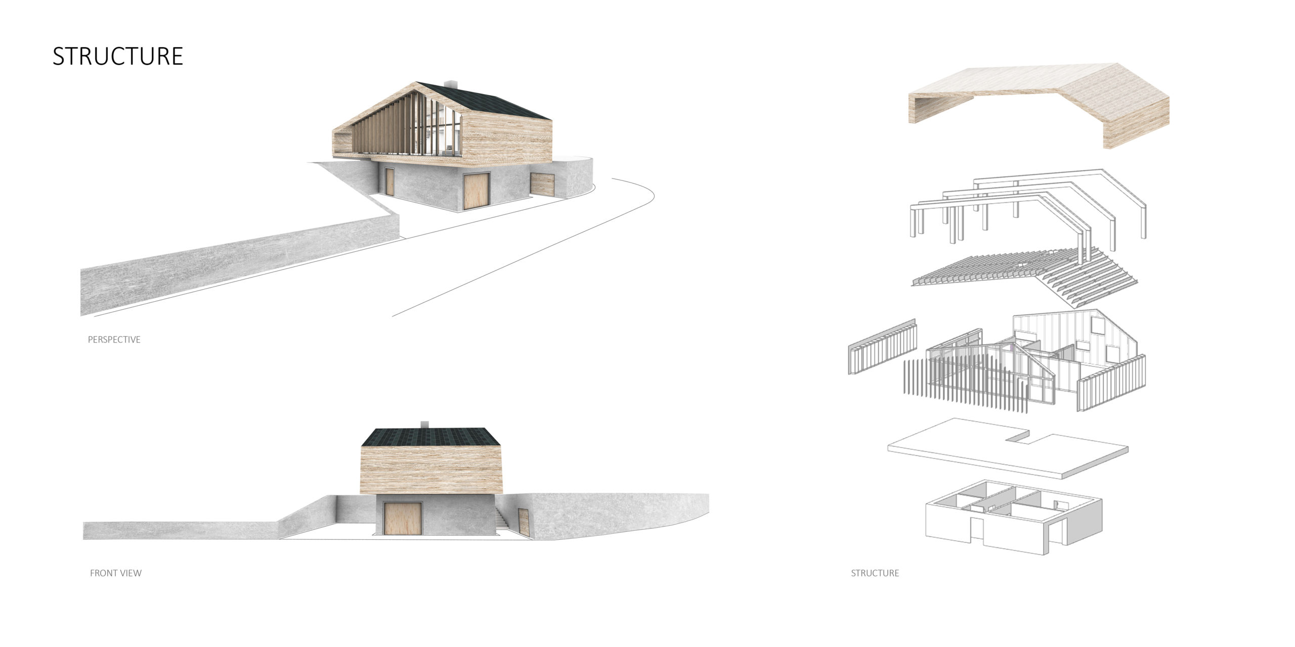 Björn Siegmund Forsthaus structure Architektur Architecture